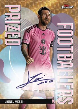 2024 TOPPS Finest Major League Soccer Cards - Prized Footballers Autograph Card Lionel Messi