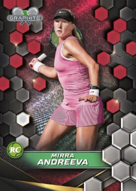 2024 TOPPS Graphite Tennis Cards - Base Parallel Mirra Andreeva