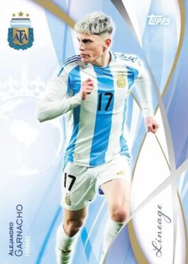 2024 TOPPS Lineage Argentina Soccer Cards - Base Card Alejandro Garnacho