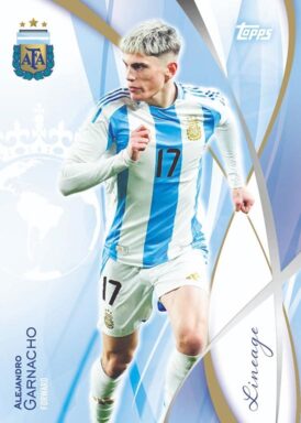 2024 TOPPS Lineage Argentina Soccer Cards - Base Card Icons Alejandro Garnacho