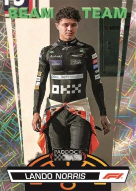 2024 TOPPS Paddock Pass Formula 1 Racing Cards - Beam Team Insert Lando Norris