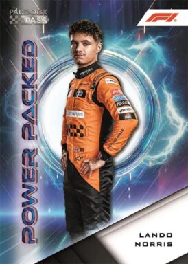 2024 TOPPS Paddock Pass Formula 1 Racing Cards - Power Packed Insert Lando Norris