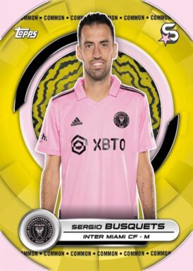 2024 TOPPS Superstars Major League Soccer Cards - Base Parallel Segio Busquets