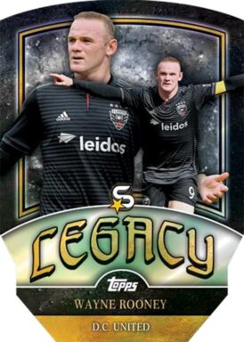 2024 TOPPS Superstars Major League Soccer Cards - MLS Legacy Die-Cut Insert Wayne Rooney