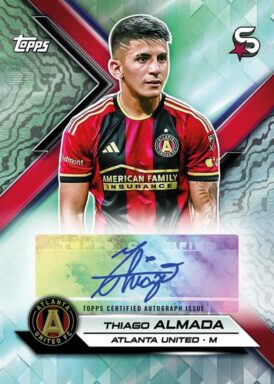 2024 TOPPS Superstars Major League Soccer Cards - Superstar Autographs Thiago Almada