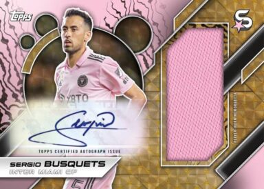 2024 TOPPS Superstars Major League Soccer Cards - Superstars Autograph Relic Sergio Busquets