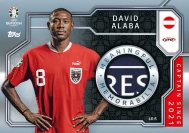 TOPPS UEFA Euro 2024 Match Attax Trading Card Game - Leader Relic Card - David Alaba