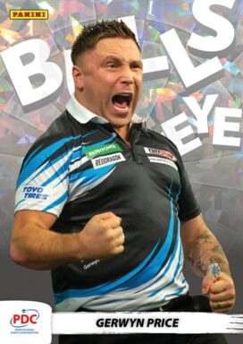 2025 PANINI PDC World Championship Darts Cards - Bullseye Insert Gerwyn Price