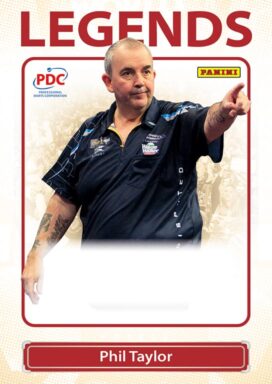 2025 PANINI PDC World Championship Darts Cards - Legends of the Game Autograph Phil Taylor