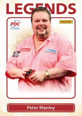 2025 PANINI PDC World Championship Darts Cards - Legends of the Game Insert Peter Manley