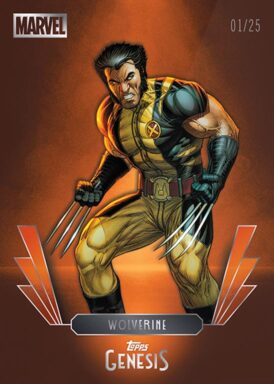 2025 TOPPS Genesis Disney Trading Cards - Base Card Wolverine /25